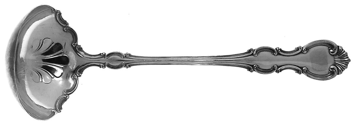 Troy (Silverplate, 1902) Solid Soup Ladle by Wallace Silver-1