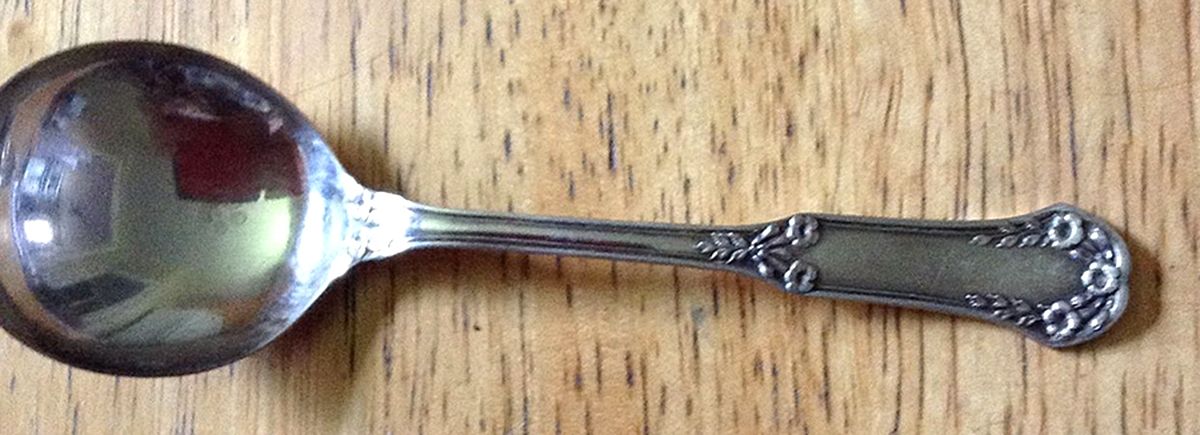 Trumpet Vine (Silverplate, 1912) Round Bowl Soup Spoon (Bouillon) by Wallace Silver-1