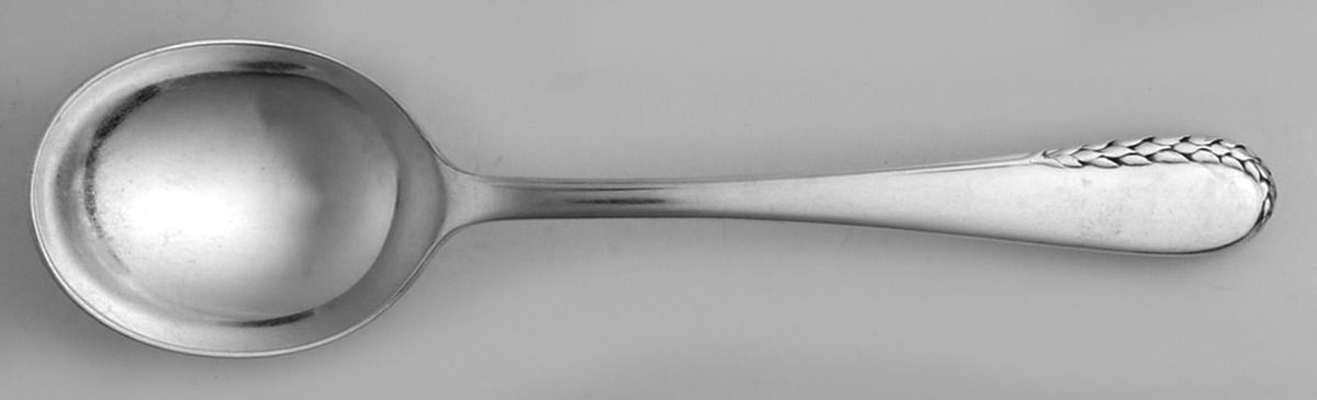 Ultra (Silverplate, 1934) Round Bowl Soup Spoon (Gumbo) by Wallace Silver-1