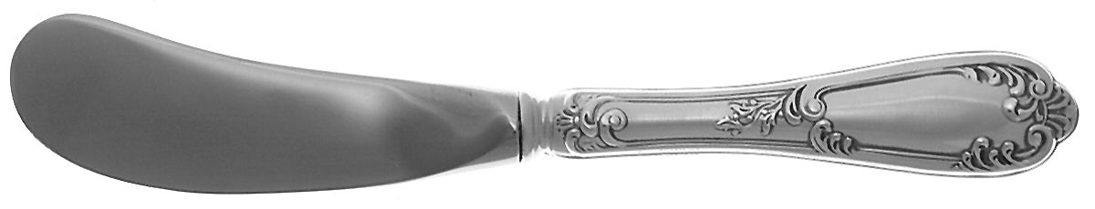Venezia (Sterling) Butter Spreader Hollow Hdl-Paddle/Stainless Blade by Wallace Silver-1