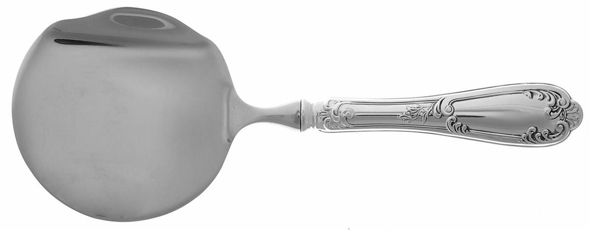 Venezia (Sterling) Cranberry Server with Stainless Bowl by Wallace Silver-1