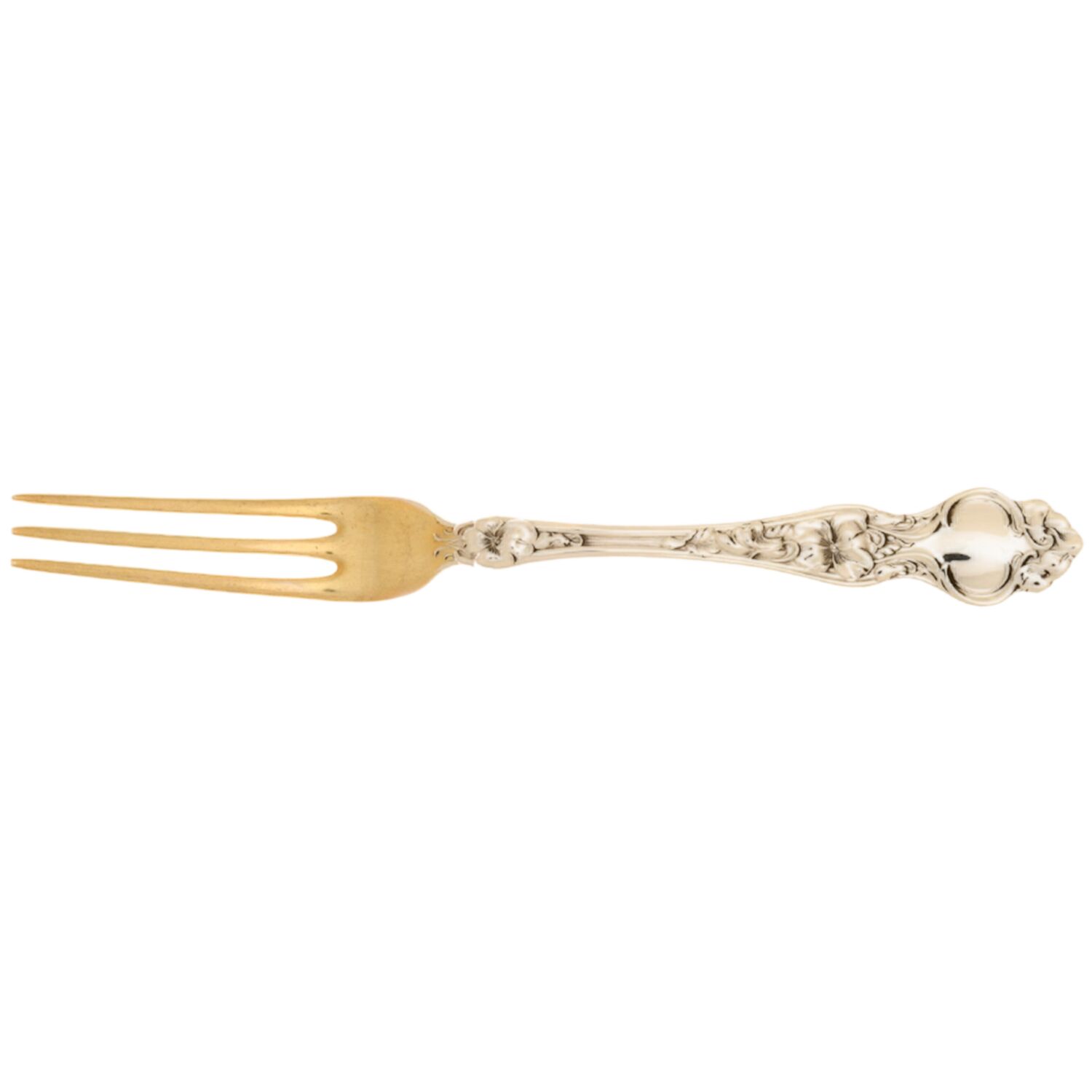 Violet (Sterling, 1904, No Monograms) Strawberry Fork by Wallace Silver-1