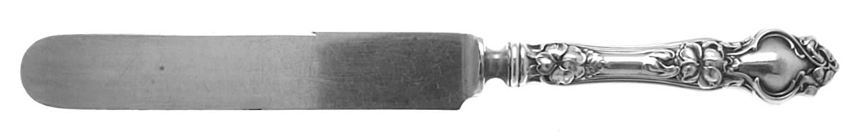 Violet (Sterling, 1904, No Monograms) Old French Hollow Knife with Bolster by Wallace Silver-1