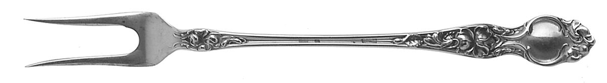 Violet (Sterling, 1904, No Monograms) Olive Fork by Wallace Silver-1