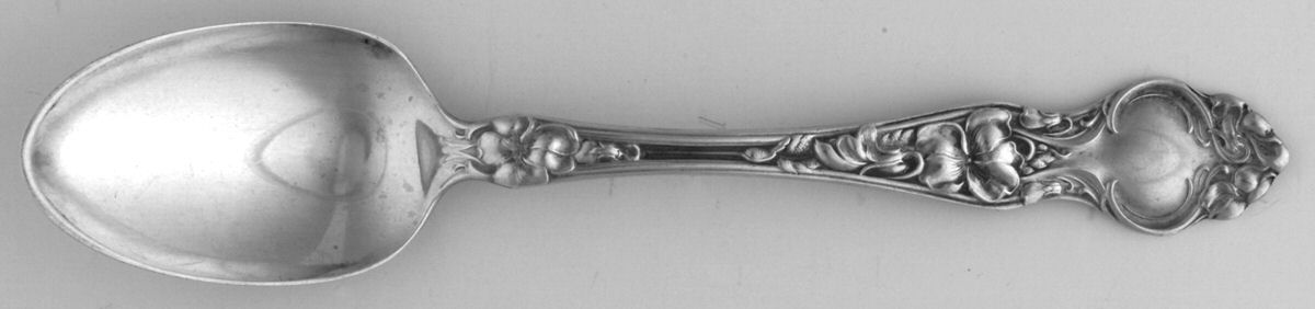 Violet (Sterling, 1904, No Monograms) Demitasse Spoon by Wallace Silver-1