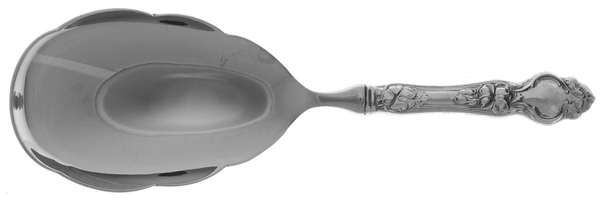 Violet (Sterling, 1904, No Monograms) Rice Spoon-Stainless Bowl by Wallace Silver-1