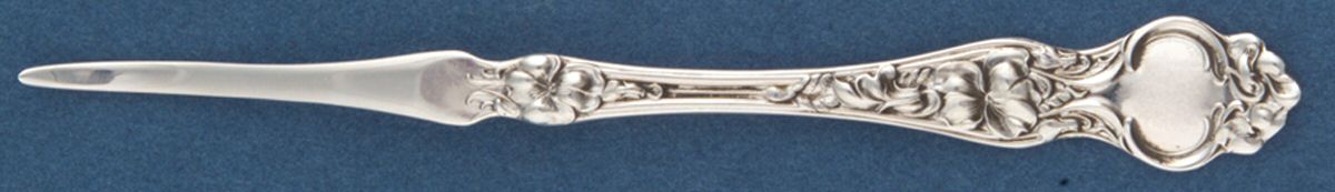 Violet (Sterling, 1904, No Monograms) Solid Nut Pick by Wallace Silver-1