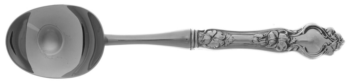Violet (Sterling, 1904, No Monograms) Ice Cream Scoop with Stainless Bowl by Wallace Silver-1