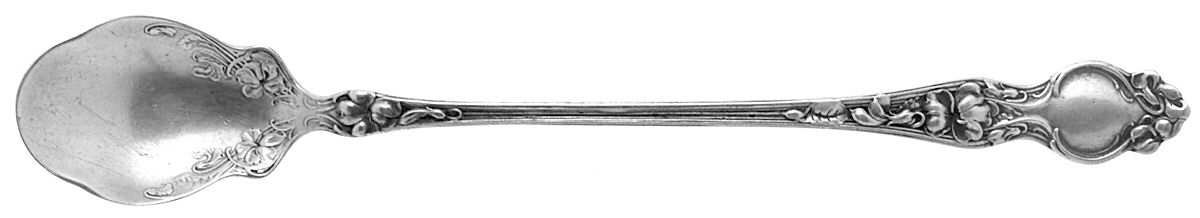Violet (Sterling, 1904, No Monograms) Large Lettuce Serving Spoon by Wallace Silver-1