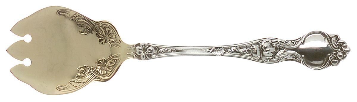 Violet (Sterling, 1904, No Monograms) Ice Cream Fork by Wallace Silver-1