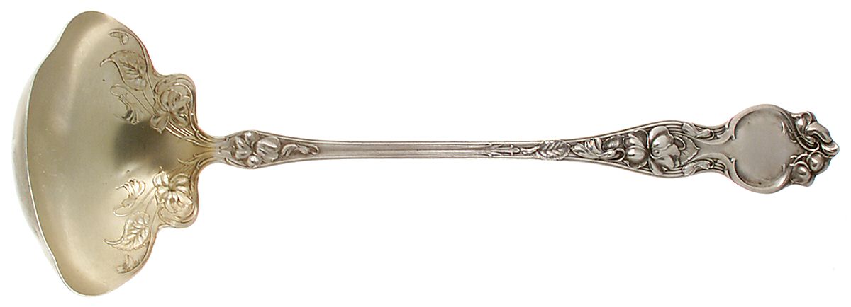 Violet (Sterling, 1904, No Monograms) Solid Soup Ladle by Wallace Silver-1