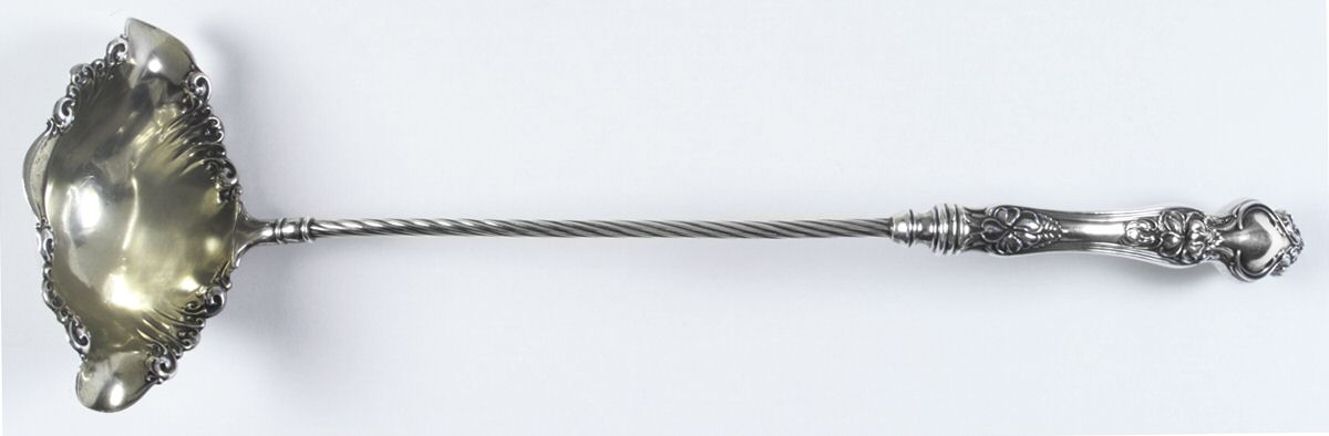 Violet (Sterling, 1904, No Monograms) Hollow Handle Punch Ladle with Solid Bowl by Wallace Silver-1