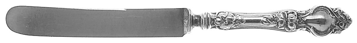 Violet (Sterling, 1904, No Monograms) Old French Hollow Knife with Bolster by Wallace Silver-1
