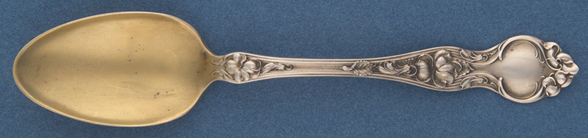 Violet (Sterling, 1904, No Monograms) Five O'Clock Teaspoon by Wallace Silver-1
