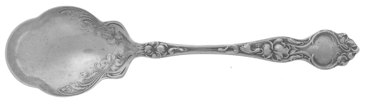 Violet (Sterling, 1904, No Monograms) Sugar Spoon by Wallace Silver-1