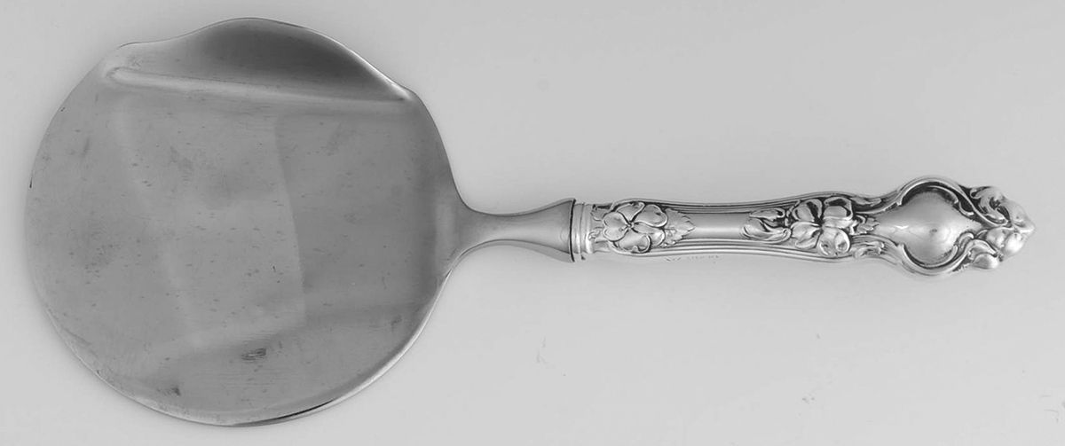 Violet (Sterling, 1904, No Monograms) Cranberry Server with Stainless Bowl by Wallace Silver-1
