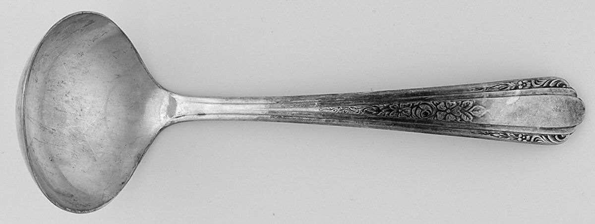 Vision (Silverplate, 1933) Solid Gravy Ladle by Wallace Silver-1