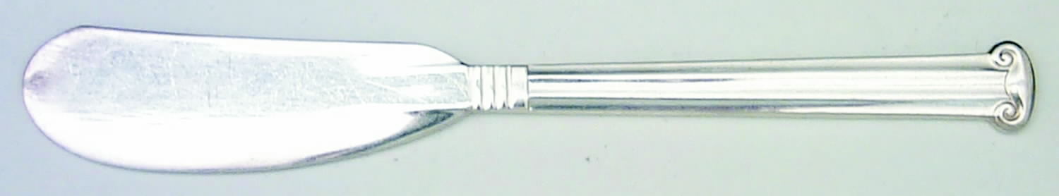 Vogue II (Silverplate, 1935) Flat Handle Butter Spreader by Wallace Silver-1