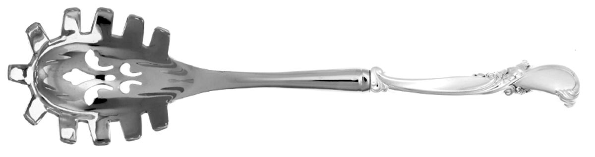 Waltz of Spring (Sterling, 1952) Pasta Server with Stainless Bowl HC by Wallace Silver-1