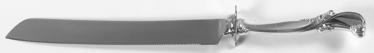 Waltz of Spring (Sterling, 1952) Cake Slicer with Stainless Blade by Wallace Silver-1