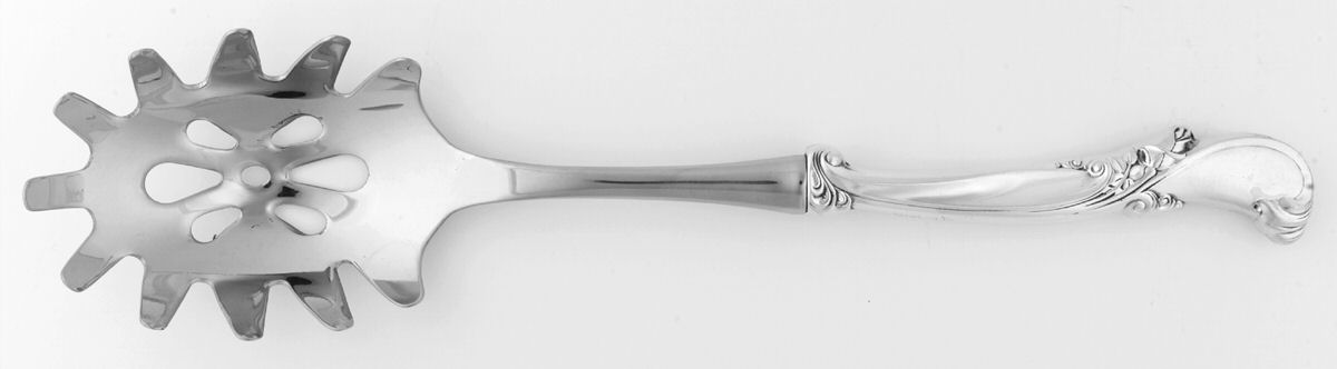 Waltz of Spring (Sterling, 1952) Pasta Server with Stainless Bowl by Wallace Silver-1