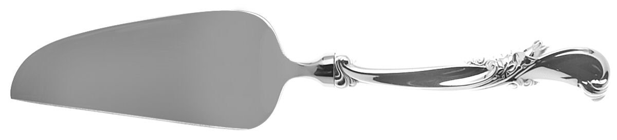 Waltz of Spring (Sterling, 1952) Cheese Knife with Stainless Blade by Wallace Silver-1