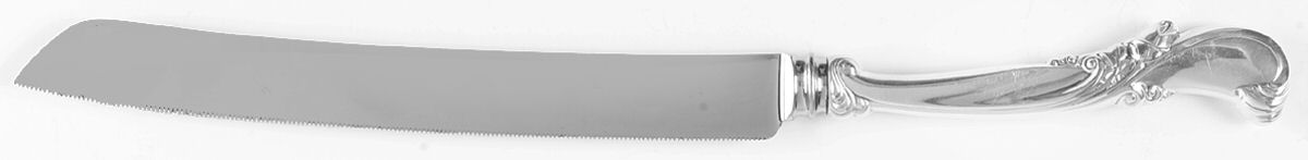 Waltz of Spring (Sterling, 1952) Cake Slicer with Stainless Blade by Wallace Silver-1