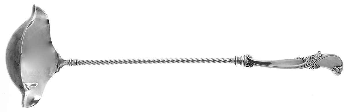 Waltz of Spring (Sterling, 1952) Hollow Handle Punch Ladle with Solid Bowl by Wallace Silver-1