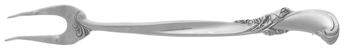 Waltz of Spring (Sterling, 1952) Short Handle Pickle/Olive Fork by Wallace Silver-1