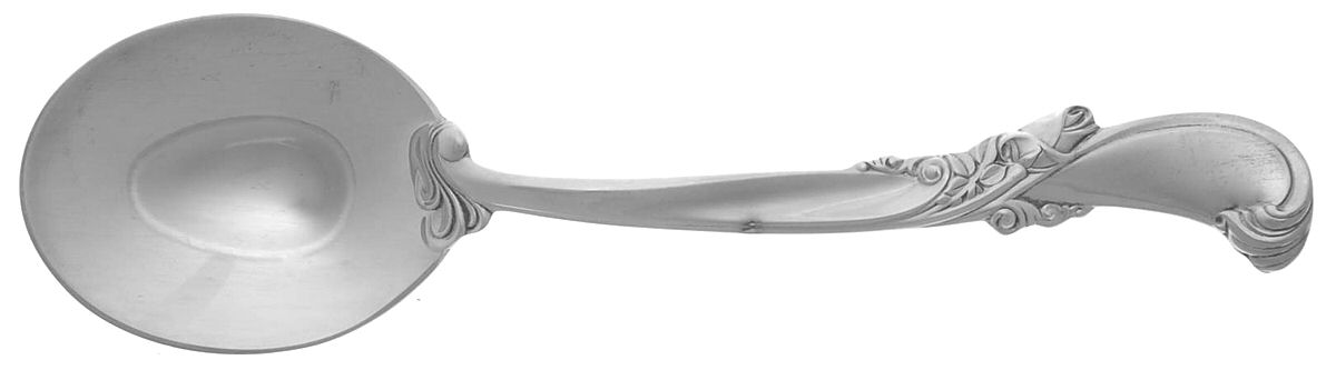 Waltz of Spring (Sterling, 1952) Round Bowl Soup Spoon (Cream Soup) by Wallace Silver-1