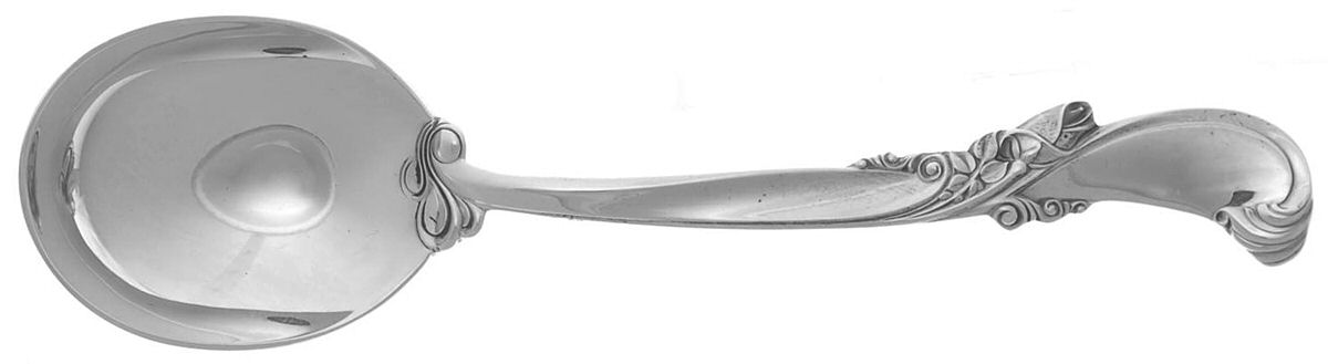 Waltz of Spring (Sterling, 1952) Round Bowl Soup Spoon (Gumbo) by Wallace Silver-1