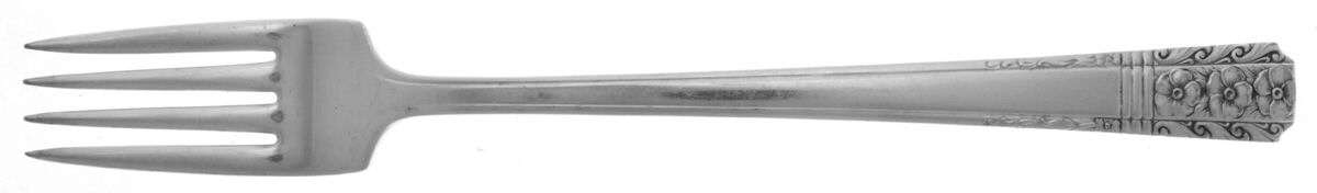 WAS2 (SILVERPLATE) Grille Fork (Viande) by Wallace Silver-1