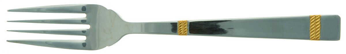Gold Laredo (Stainless, Gold Acct) Individual Salad Fork by Wallace Silver-1