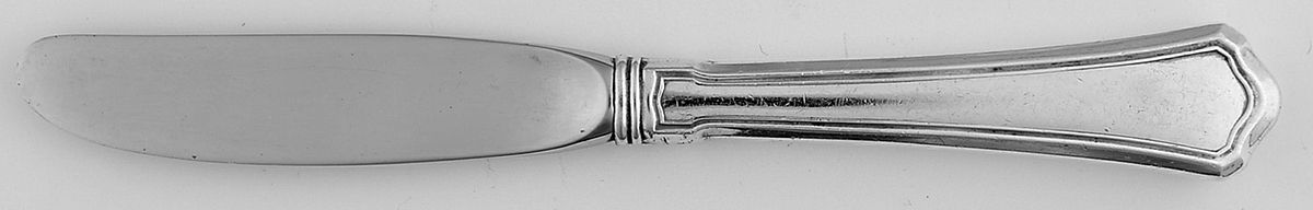 Washington (Sterling, 1911) Modern Hollow Butter Spreader (Stainless) by Wallace Silver-1