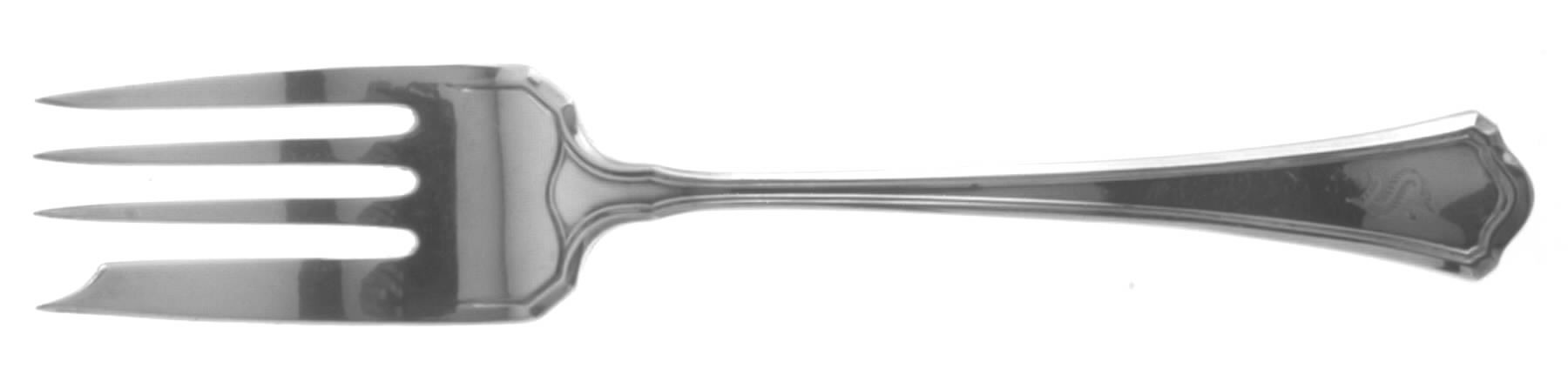 Washington (Sterling, 1911) Medium Solid Cold Meat Serving Fork by Wallace Silver-1