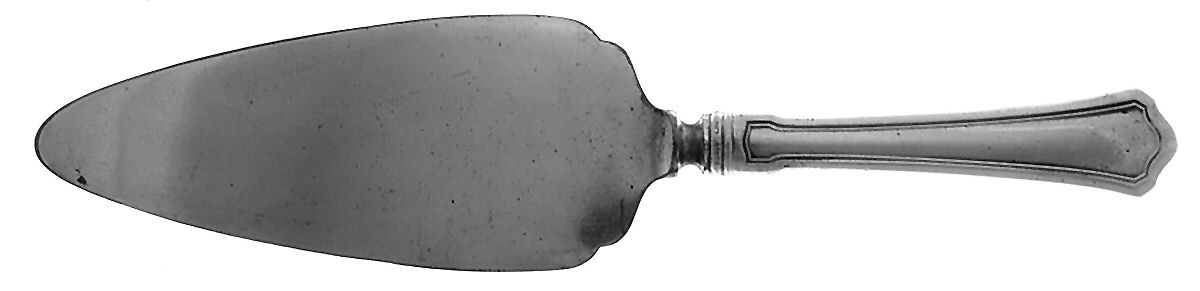 Washington (Sterling, 1911) Pie Server with Silverplate Blade by Wallace Silver-1