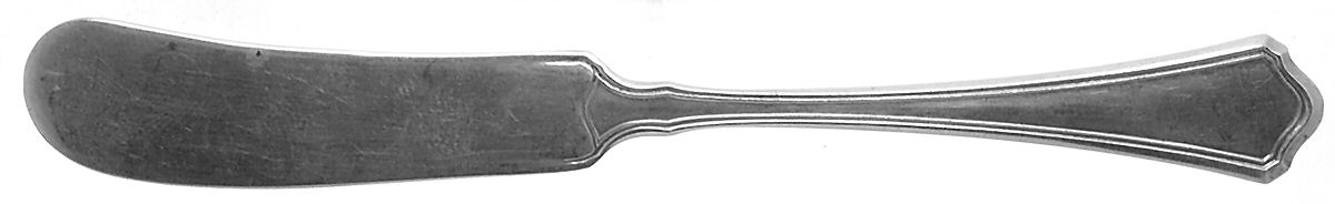 Washington (Sterling, 1911) Flat Handle Butter Spreader by Wallace Silver-1