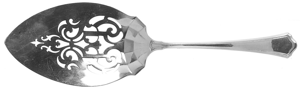 Washington (Sterling, 1911) Large Solid Pierced Pie Knife by Wallace Silver-1