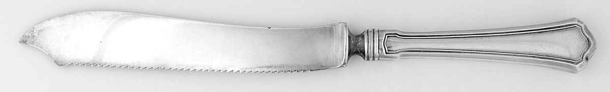 Washington (Sterling, 1911) Cake Saw with Silverplate Blade by Wallace Silver-1