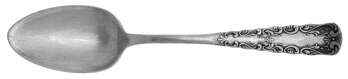 Wallace Two (Silverplate) Place/Oval Soup Spoon by Wallace Silver-1