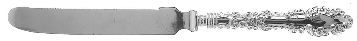 Waverly (Sterling, 1890) Orange Knife with Silverplate Blade by Wallace Silver-1