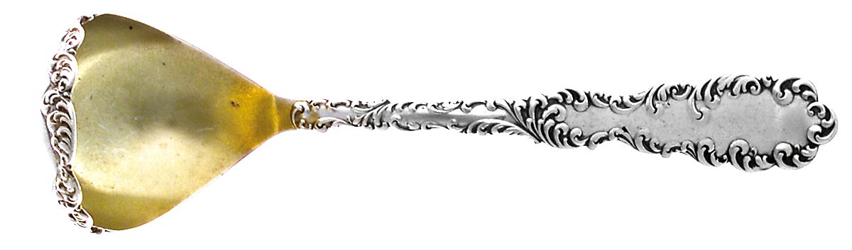 Waverly (Sterling, 1890) Solid Gravy Ladle by Wallace Silver-1