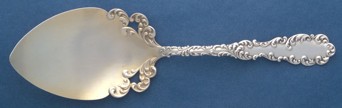 Waverly (Sterling, 1890) Large Solid Pie Knife by Wallace Silver-1