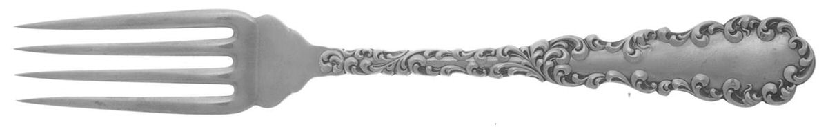 Waverly (Sterling, 1890) Solid Youth Tea Fork by Wallace Silver-1