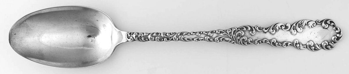Waverly (Sterling, 1890) Solid Gravy Serving Spoon by Wallace Silver-1