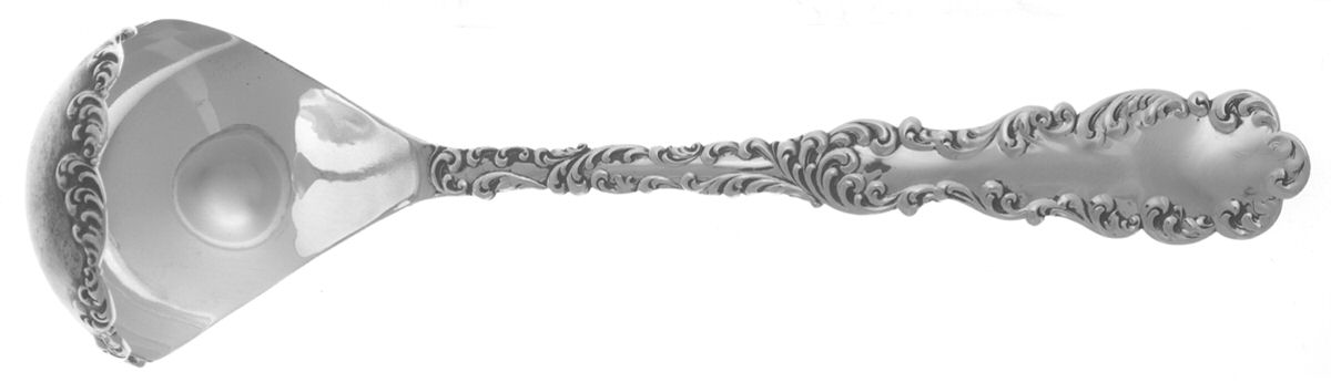Waverly (Sterling, 1890) Solid Gravy Ladle by Wallace Silver-1
