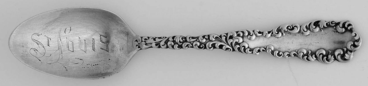 Waverly (Sterling, 1890) Souvenir Spoon (Demitasse) by Wallace Silver-1