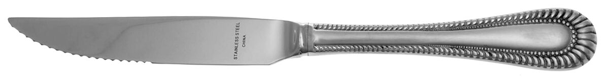 Wickham (Stainless) Steak Knife Individual Hollow, Serrate HC by Wallace Silver-1