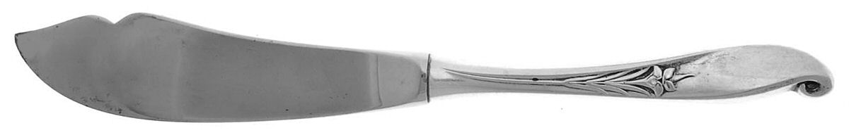 Wishing Star (Sterling, 1954) Hollow Handle Master Butter Knife by Wallace Silver-1