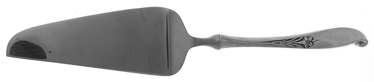 Wishing Star (Sterling, 1954) Pie & Cake Server with Stainless Blade by Wallace Silver-1